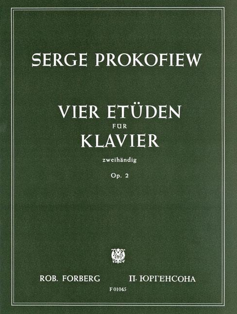 Vier Etüden, op. 2 - etudy pro klavír